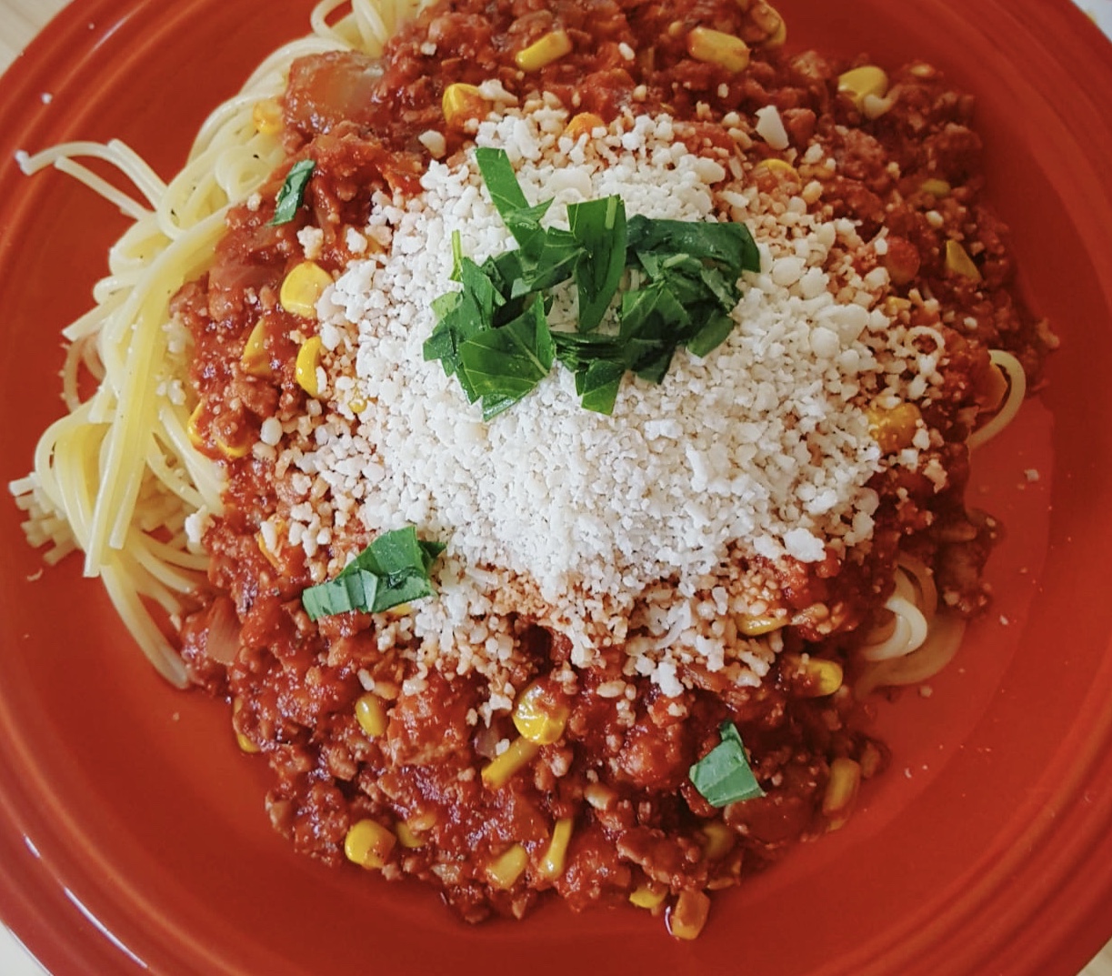 Yogi-Küche: vegane Spaghetti-Bolognese