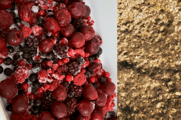 Yogi-Küche: Hafer-Mohn-Fruchtauflauf